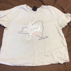 New York crop top